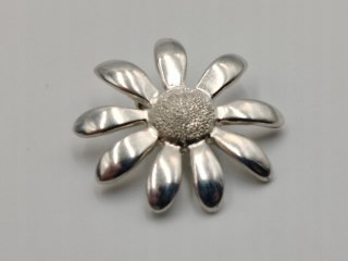 Piękna damska srebrna zawieszka/wisiorek KWIAT STOKROTKA srebro biżuteria