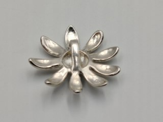 Piękna damska srebrna zawieszka/wisiorek KWIAT STOKROTKA srebro biżuteria