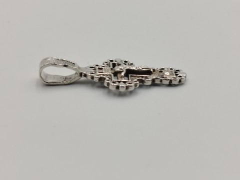 Piękny stary srebrny ażurowy KRZYŻ PRAWOSŁAWNY srebro 925 VINTAGE biżuteria