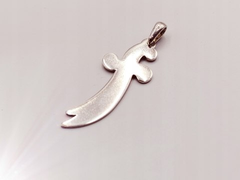 Piękny stary srebrny damski wisiorek/zawieszka MIECZ/SZABLA srebro VINTAGE