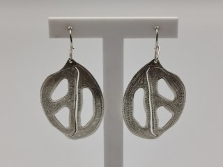 Piękne stare srebrne damskie kolczyki ażurowe srebro 925 biżuteria VINTAGE