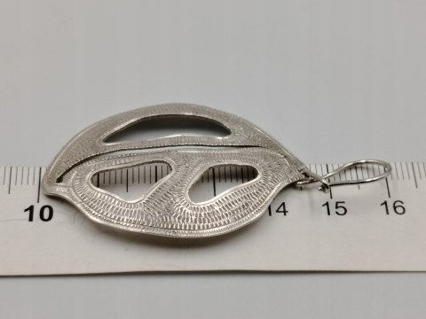 Piękne stare srebrne damskie kolczyki ażurowe srebro 925 biżuteria VINTAGE