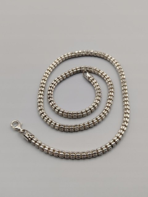 Piękny srebrny damski naszyjnik/łańcuszek SNAKE WĘŻYK ŻMIJKA srebro ITALY