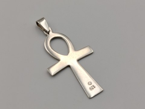 Piękny stary srebrny wisiorek KRZYŻ ANKH / KRZYŻ ŻYCIA srebro 925 VINTAGE