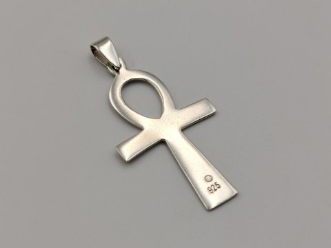 Piękny stary srebrny wisiorek KRZYŻ ANKH / KRZYŻ ŻYCIA srebro 925 VINTAGE