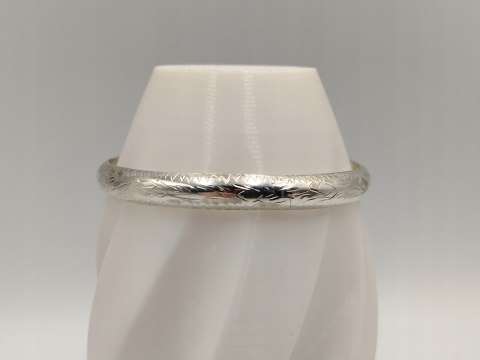 Stara srebrna damska bransoletka KOŁO BANGLA srebro 925 - biżuteria VINTAGE