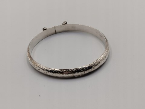 Stara srebrna damska bransoletka KOŁO BANGLA srebro 925 - biżuteria VINTAGE