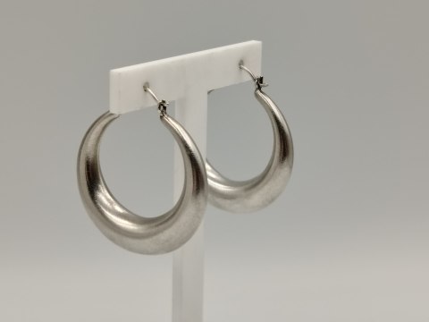 Stare piękne damskie srebrne kolczyki duże KOŁA srebro VINTAGE biżuteria