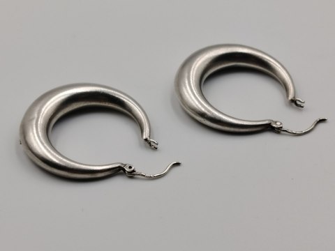 Stare piękne damskie srebrne kolczyki duże KOŁA srebro VINTAGE biżuteria