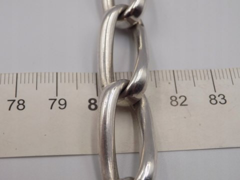 Piękna stara srebrna damska bransoletka - srebro 925 - biżuteria VINTAGE