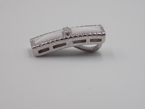 Piękny srebrny damski wisiorek/zawieszka CYRKONIE biżuteria srebro 925