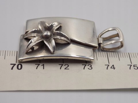 Piękny srebrny damski wisiorek/zawieszka KWIAT srebro 925 biżuteria VINTAGE