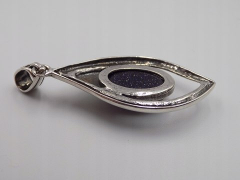 Piękny stary srebrny wisiorek/zawieszka NOC KAIRU srebro biżuteria VINTAGE