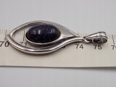 Piękny stary srebrny wisiorek/zawieszka NOC KAIRU srebro biżuteria VINTAGE