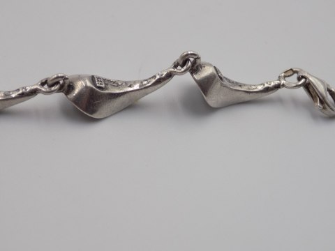 Srebrna damska bransoletka CYRKONIE oksyda srebro 925 - biżuteria VINTAGE