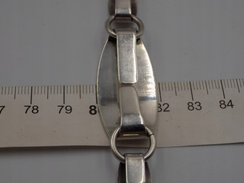 Stara piękna srebrna damska bransoletka srebro 800 - biżuteria VINTAGE