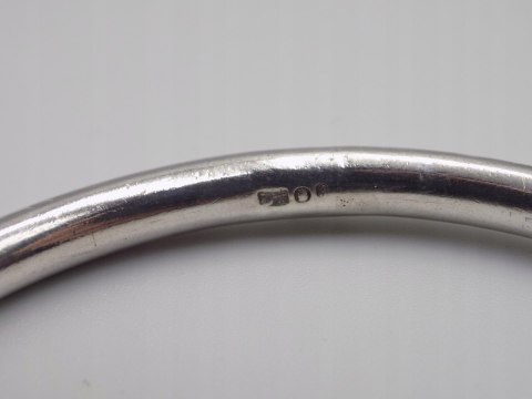 Stara srebrna damska bransoletka KOŁO BANGLA srebro 925 - biżuteria VINTAGE