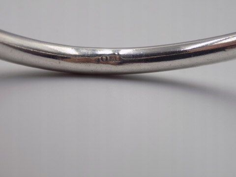 Stara srebrna damska bransoletka KOŁO BANGLA srebro 925 - biżuteria VINTAGE