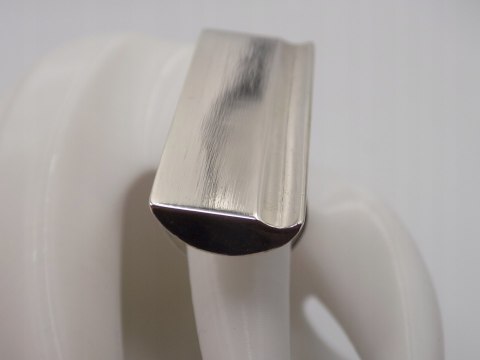 Stary srebrny duży długi pierścionek - roz. 13 srebro 925 VINTAGE biżuteria