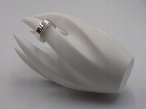 Stary srebrny piękny damski pierścionek/obrączka - r. 12 srebro 925 VINTAGE