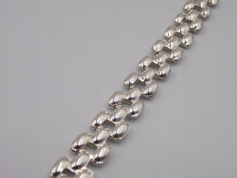 Piękna srebrna damska bransoletka na rękę - srebro 925 - biżuteria