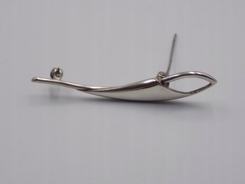 Piękna stara damska autorska srebrna broszka srebro 925 VINTAGE biżuteria