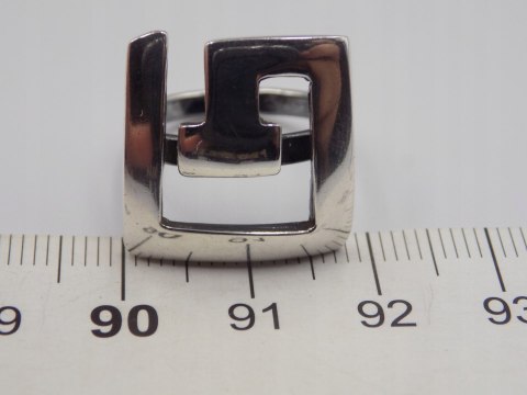 Piękny stary srebrny damski ażurowy pierścionek roz. 13 biżuteria VINTAGE