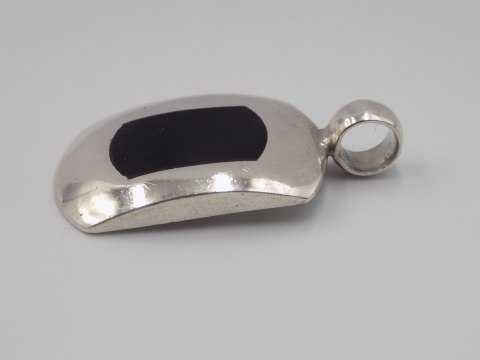 Piękny stary srebrny damski wisiorek/zawieszka EMALIA srebro 925 biżuteria