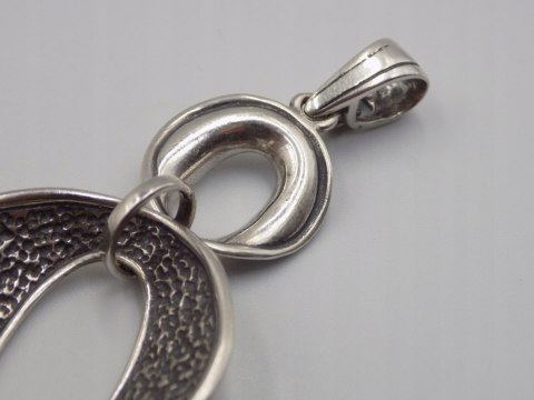 Piękny stary srebrny damski wisiorek/zawieszka srebro 925 biżuteria VINTAGE