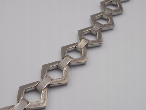 Stara piękna srebrna damska bransoletka srebro 835 VINTAGE biżuteria