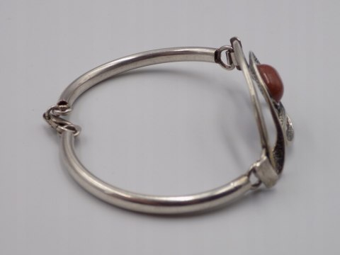 Stara srebrna bransoletka Piasek Pustyni srebro 925 VINTAGE biżuteria