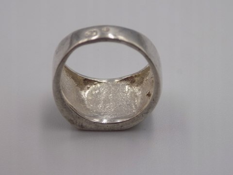 Stary damski srebrny pierścionek Ślimak roz. 12 srebro VINTAGE biżuteria