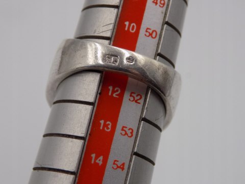 Stary damski srebrny pierścionek Ślimak roz. 12 srebro VINTAGE biżuteria