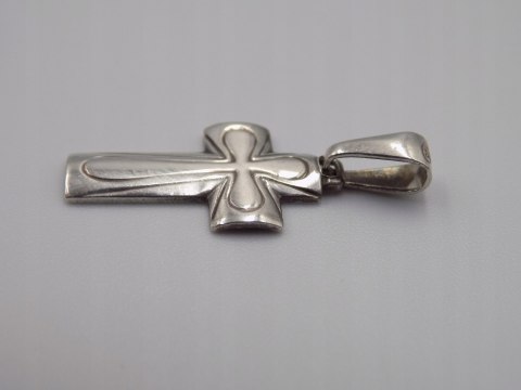 Stary srebrny wisiorek/zawieszka KRZYŻYK ITALY srebro 925 VINTAGE biżuteria