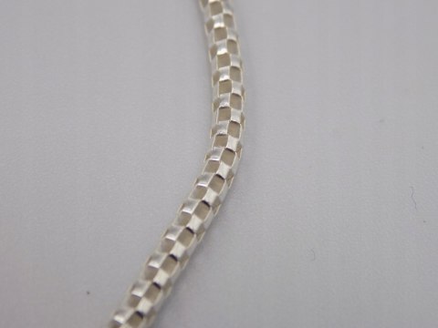 Piękna, delikatna,srebrna, damska bransoletka - KRATKA srebro 925 biżuteria