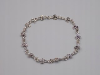 Piękna, srebrna, damska bransoletka - ANIOŁKI srebro 925 biżuteria