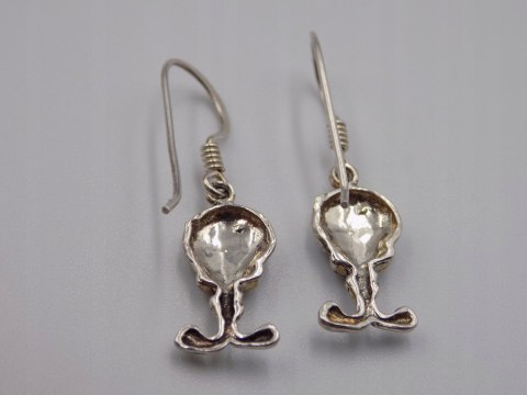 Piękne, damskie, dziecięce, srebrne kolczyki TWETTY srebro 925 biżuteria