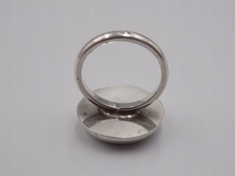 Stary damski autorski srebrny pierścionek roz. 11 srebro VINTAGE biżuteria