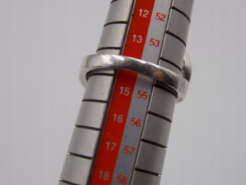 Stary damski srebrny pierścionek CYRKONIE roz. 14 srebro VINTAGE biżuteria