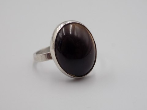 Stary damski srebrny pierścionek TYGRYSIE OKO roz. 21 srebro VINTAGE