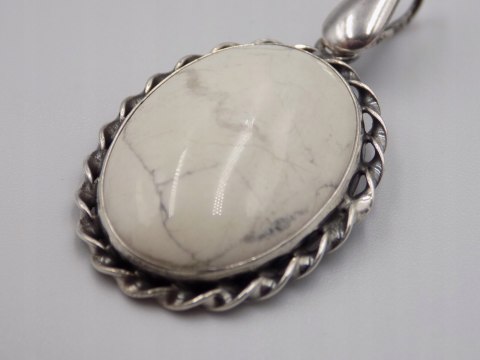 Stary damski srebrny wisiorek/zawieszka HOWLIT srebro 925 VINTAGE biżuteria