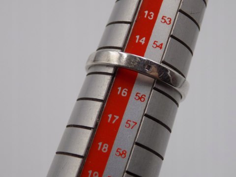 Stary, piękny, ażurowy srebrny pierścionek roz. 15 srebro VINTAGE biżuteria