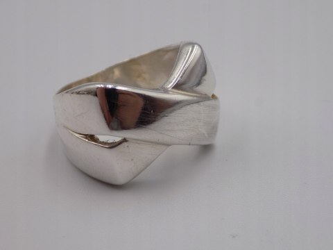 Stary, piękny, damski, srebrny pierścionek roz. 12 srebro VINTAGE biżuteria