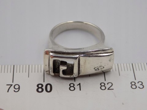 Stary, piękny, srebrny, damski pierścionek roz. 13 srebro VINTAGE biżuteria