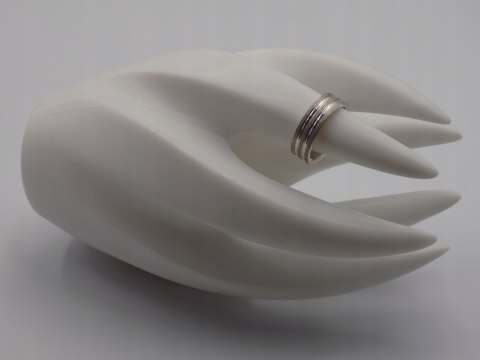 Stary, srebrny, damski, piękny pierścionek/obrączka roz. 9 srebro VINTAGE