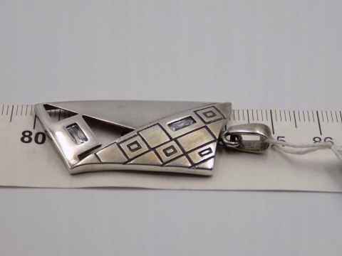 Stary, srebrny, damski wisiorek / zawieszka - srebro 925 VINTAGE biżuteria