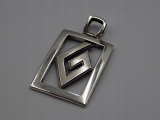 Stary, srebrny, damski, wisiorek/zawieszka srebro 925 VINTAGE biżuteria