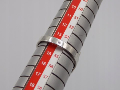 Stary, srebrny, pierścionek PIASEK PUSTYNI roz. 14 srebro VINTAGE biżuteria