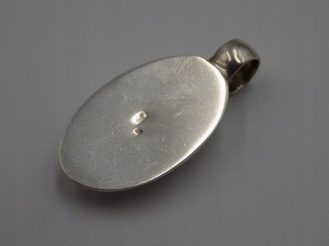 Stary, srebrny, wisiorek / zawieszka CYRKONIA srebro 925 VINTAGE biżuteria