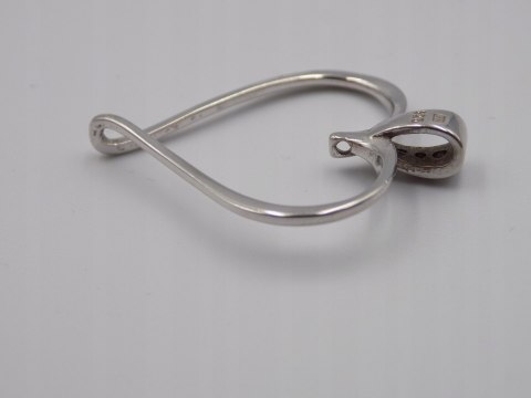 Stary, srebrny, wisiorek / zawieszka SERCE srebro 925 VINTAGE biżuteria